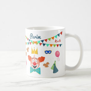 purim coffee mug