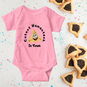 Purim Cutest Hamantash In Town Baby Bodysuit