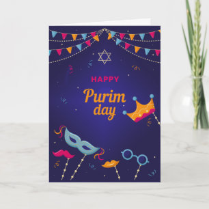 Purim Day Greeting Card