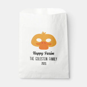 Purim duck mask masquerade costume favour bag