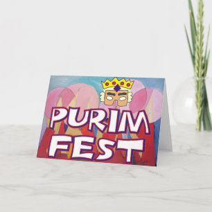 Purim Fest Card