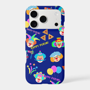 Purim Festival Kids Party Cute Clown Carnival