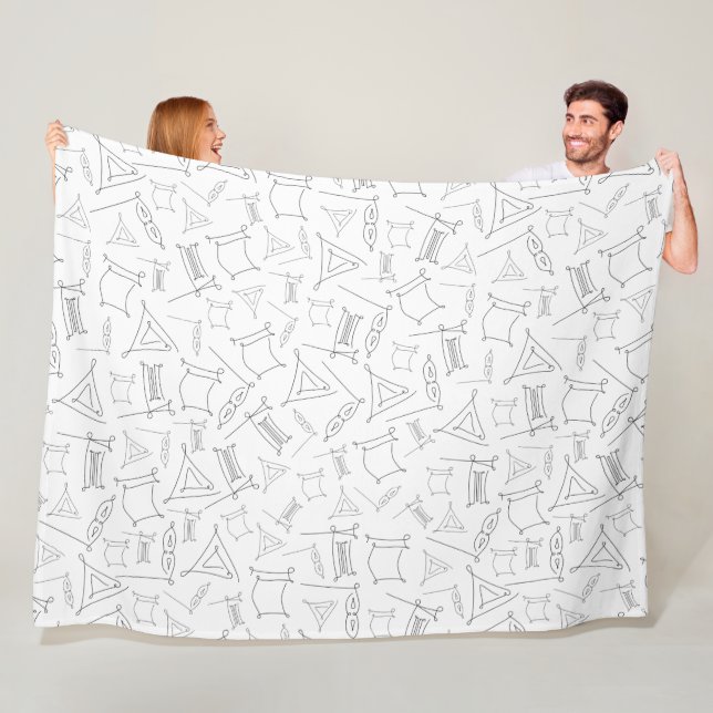 Purim Fleece Blanket (In Situ)