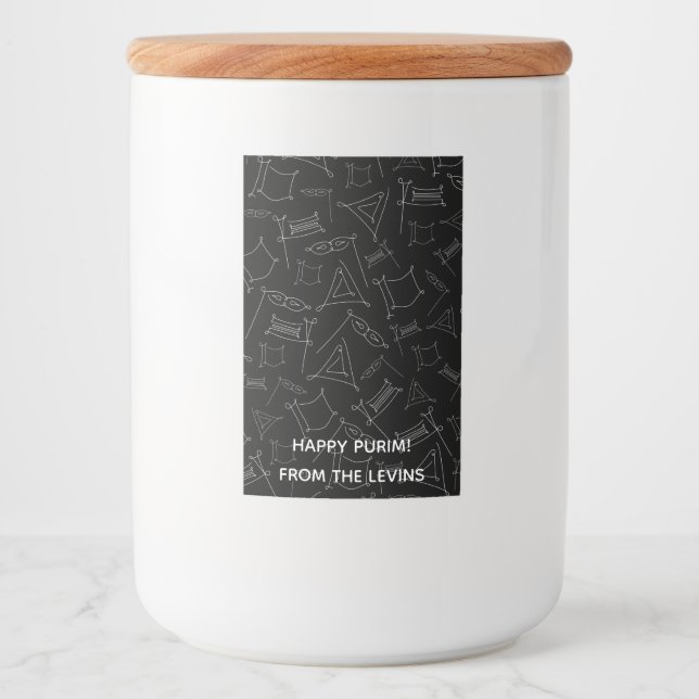 Purim Food Label (Front)