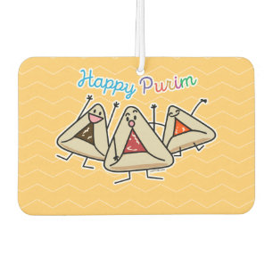 Purim hamantaschen pastry Sameach Oznei Haman Air Freshener