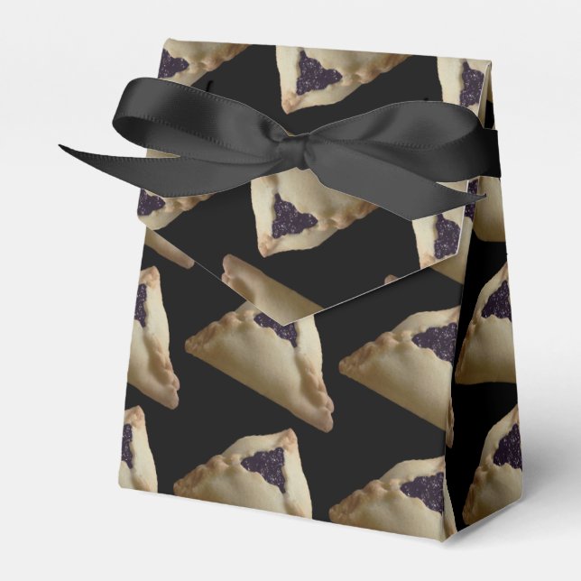 Purim Hamentashen - Shalach Manot Favor Box (Front Side)