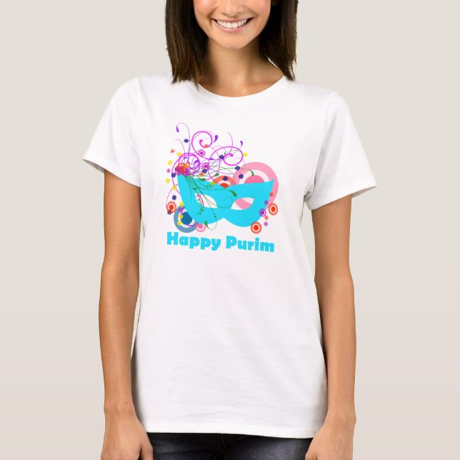 Purim Mask T-Shirt (Front)