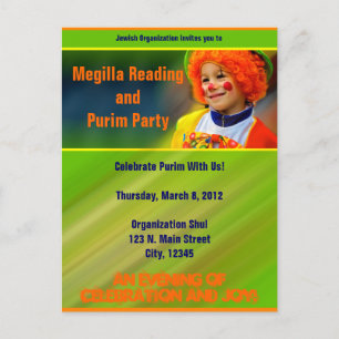 Purim Postcard