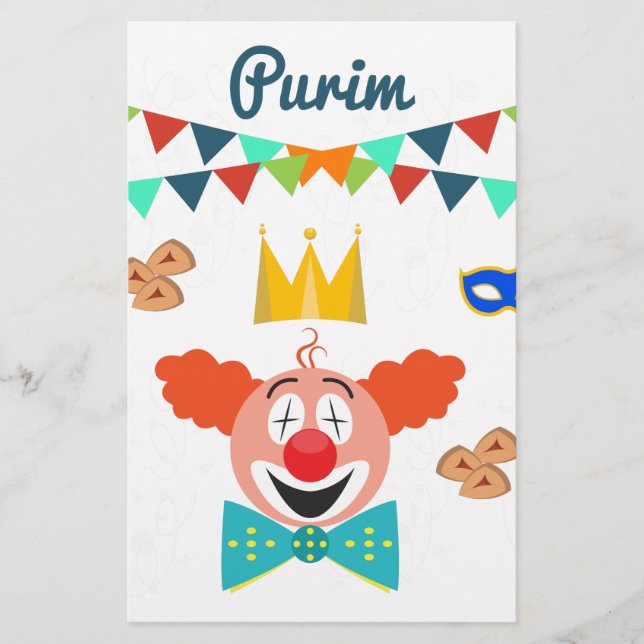 purim stationery (Front)