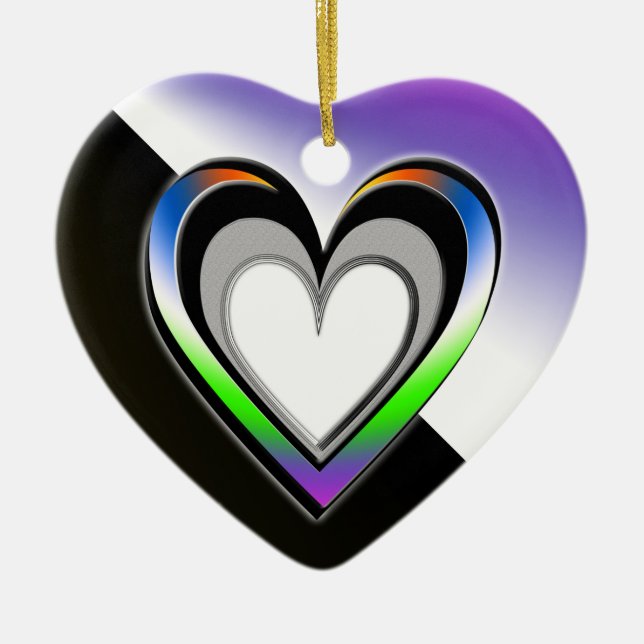 Purity Ceramic Ornament (Front)