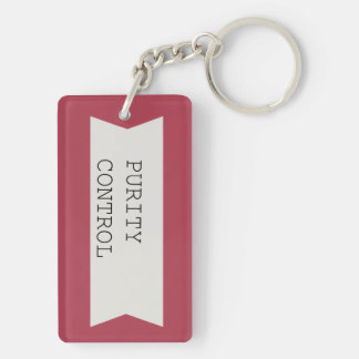 Purity Control Keychain