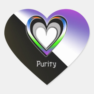 Purity Heart Sticker