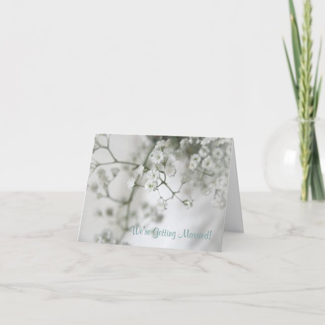 Purity Save The Date Note Card (Front)