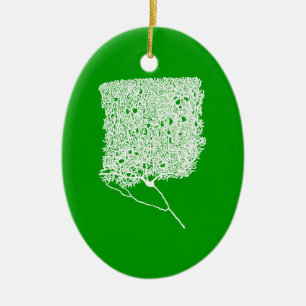 Purkinje Cell Ceramic Ornament
