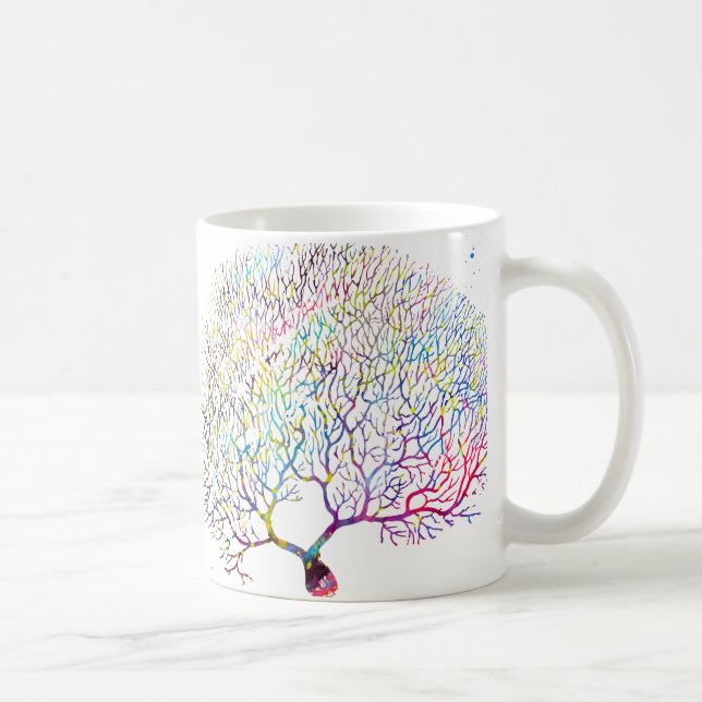Purkinje Neuron Coffee Mug (Right)