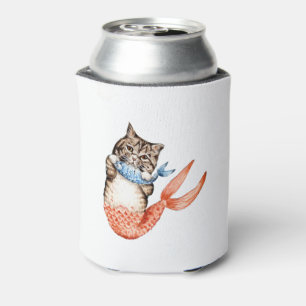 Purmaid Cat Mermaid Can Cooler