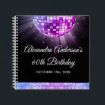 Purple 60th Birthday 70's Disco Ball Guest Book<br><div class="desc">Capture the memories and well wishes of your guests in style with our Purple 60th Birthday Party 70's Disco Ball Guest Book. This guest book is the perfect addition to your milestone celebration, infusing a vibrant '70s flair into your memory collection. In a lively shade of purple, this guest book...</div>