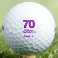 Purple 70th Birthday Cousin Gift - Fabulous 70