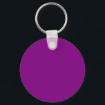 Purple 800080 Colour - Add a Name Option Keychain<br><div class="desc">Add a name, initials or some text, or keep the colour alone. Colour coordinates with other items in the store based on the name and the HEX code (six-digit hex triplet) shown. Use this code to mix, match and customize any other item to go with this, or to add to...</div>
