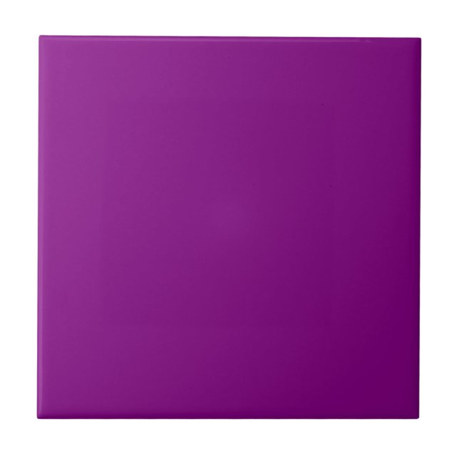 Purple 800080 Colour, With Option to Add Image Tile (Front)