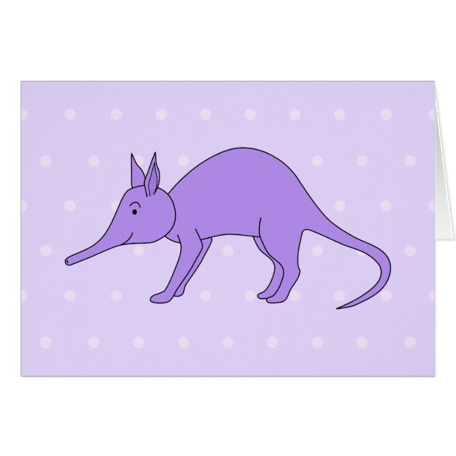 Purple Aardvark (Front Horizontal)