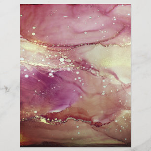 Purple Abstract Art Scrapbook Paper