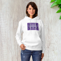 Purple Abstract Butterfly with Radiant Wings