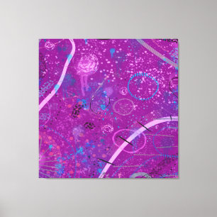 Purple Abstract Dreamscape  Canvas Print