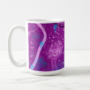 Purple Abstract Dreamscape Coffee Mug