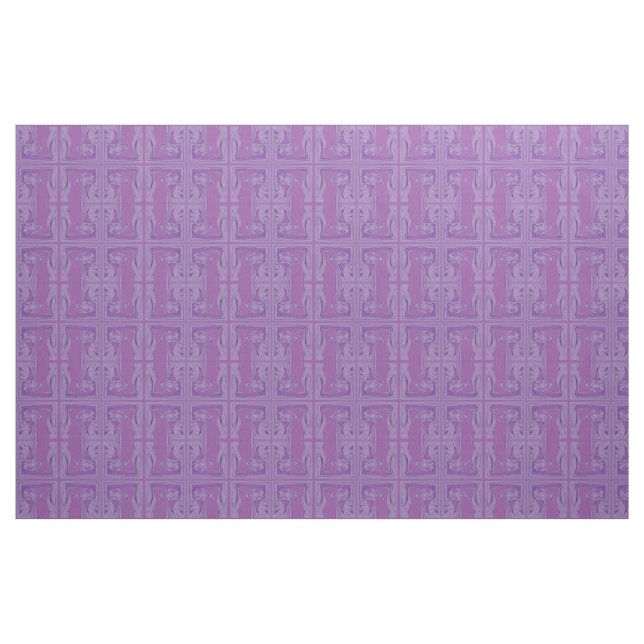 Purple Abstract Fabric (Yard)