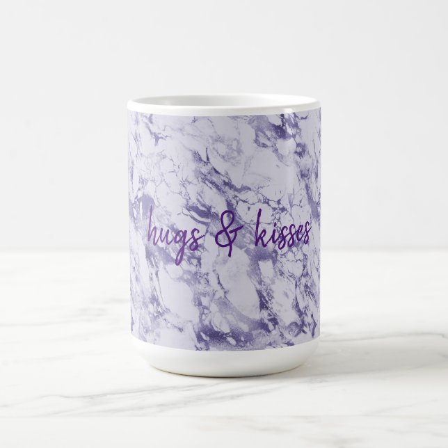 Purple Abstract Fantasy Coffee Mug (Center)