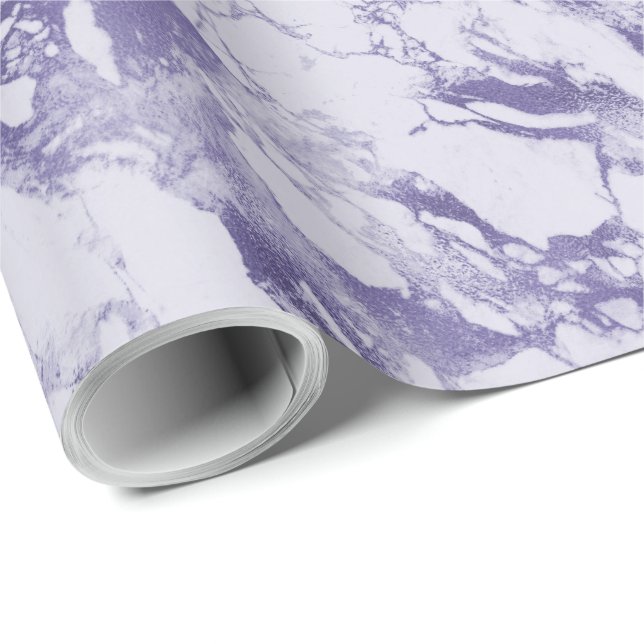 Purple Abstract Fantasy Wrapping Paper (Roll Corner)