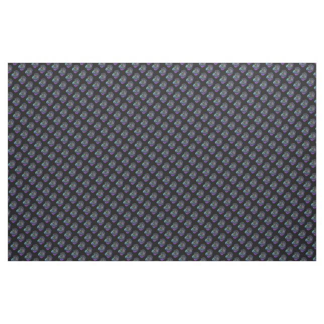 Purple abstract Floral Fabric (Yard)