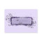 Purple Abstract Floral Wedding Place Card