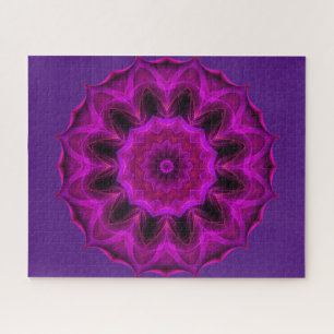 Purple Abstract Jigsaw Puzzle