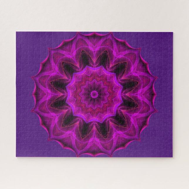 Purple Abstract Jigsaw Puzzle (Horizontal)