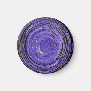 Purple Abstract Magnet