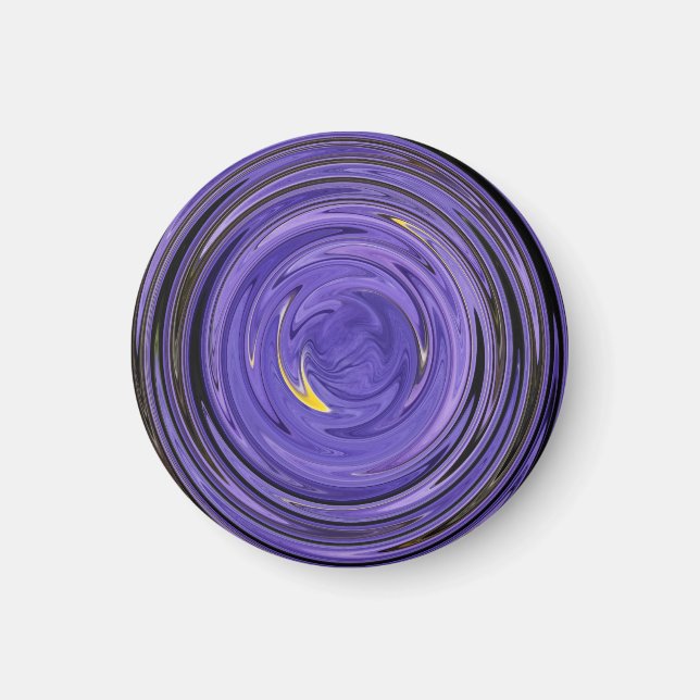 Purple Abstract Magnet (Front)