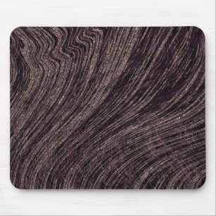 Purple Abstract Marble Print Mouse Pad
