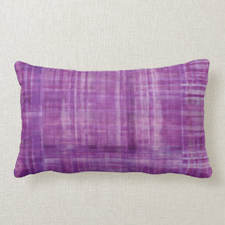 Purple Abstract Modern Art Lumbar Pillow