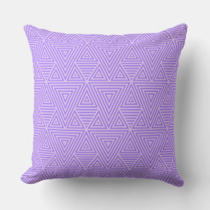 Purple Abstract Pattern by storeman Throw Pillow