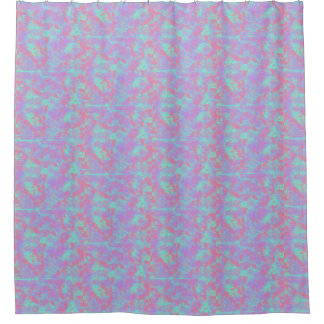 Purple Abstract Shower Curtain for Bathroom Decor