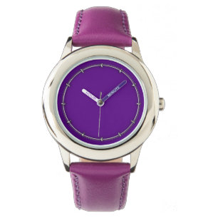 Purple Accent Colour Decor Customizable Watch
