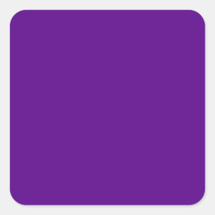 Purple Accent Colour Decor Square Sticker