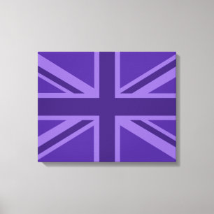 Purple Accent Union Jack Decor