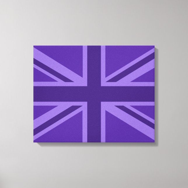 Purple Accent Union Jack Decor (Front)