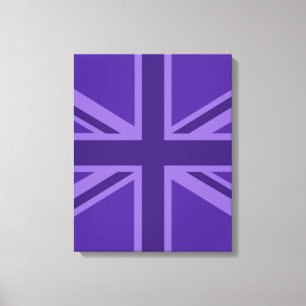 Purple Accent Union Jack Decor