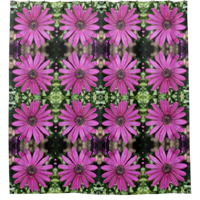 Purple African Daisy Flower Pattern   (Front)