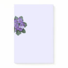 Purple African Violet Flower  Floral Art