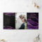 Purple Agate Gold Glitter Geode Photo Wedding